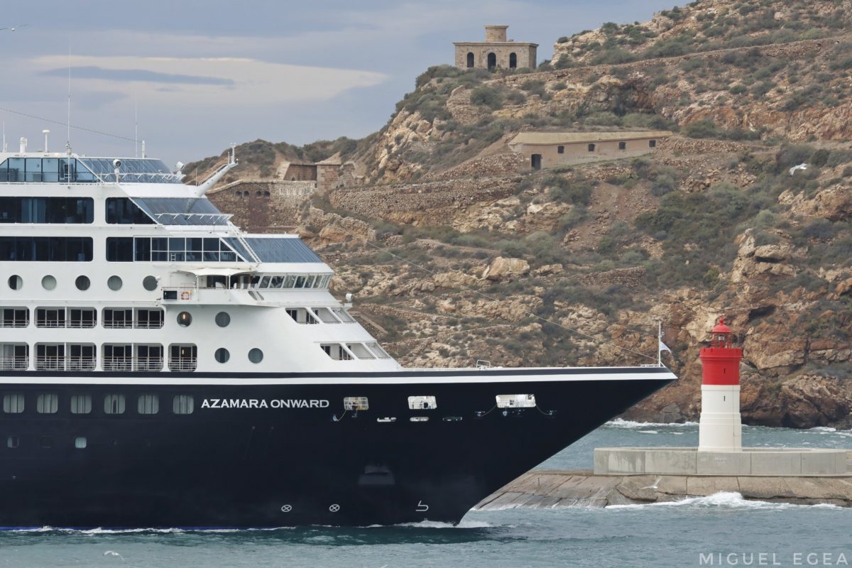 El crucero -MS Azamara Onward- en Cartagena por Miguel Egea