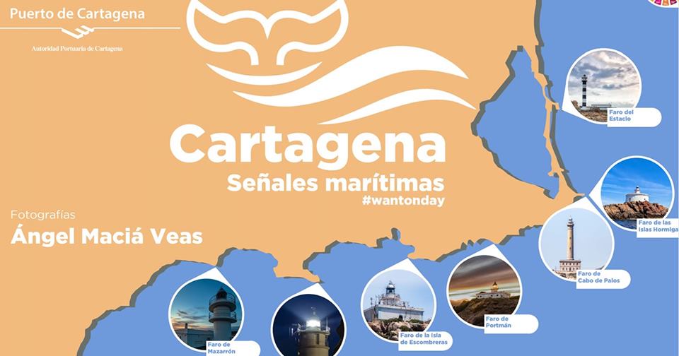 Exposición Cartagena -señales marítimas- por Ángel Maciá Veas