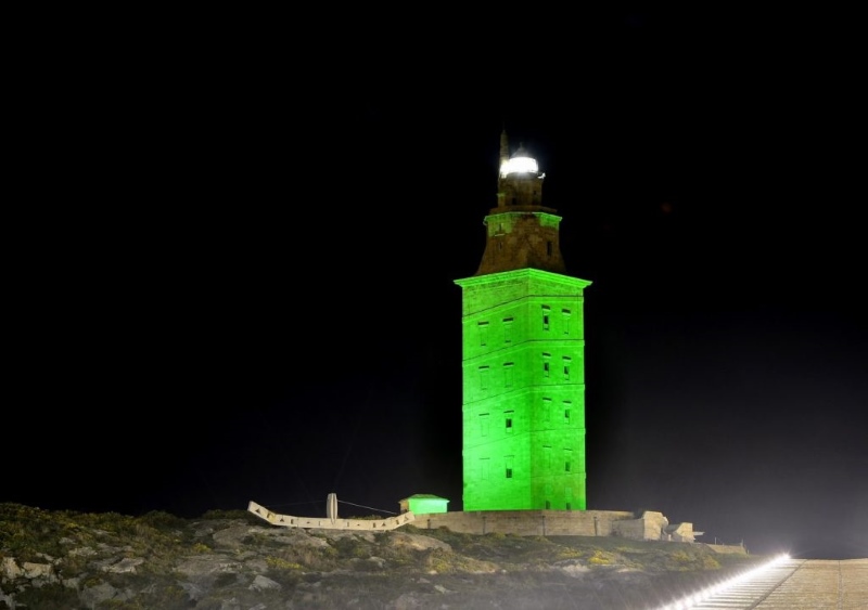 St. Patrick’s Day en la Torre de Hércules