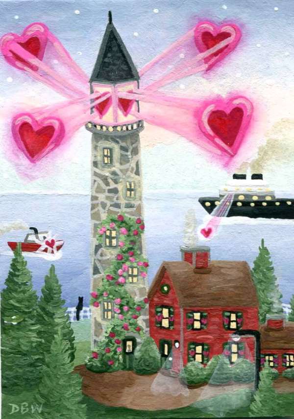 Feliz día de San Valentín a todos los amantes de los faros