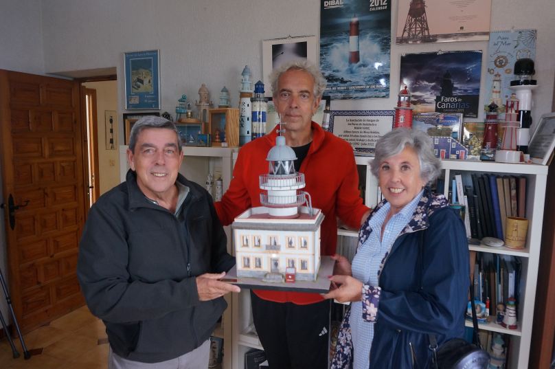 La maqueta del faro de Oropesa por Miguel Ángel Mora