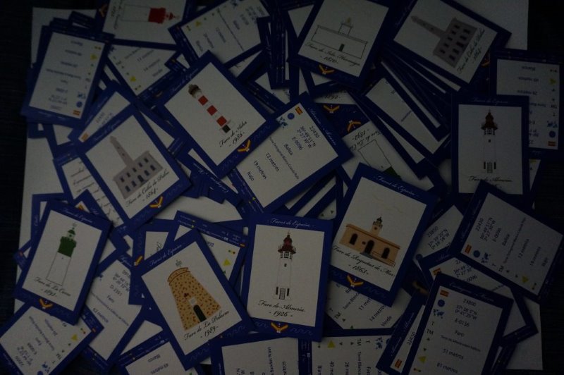 Cromos físicos -faros de España- Serie 1