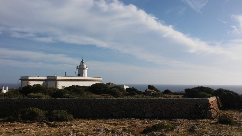 En bici al «far de Cap Blanc» por Jordi de Mallorca