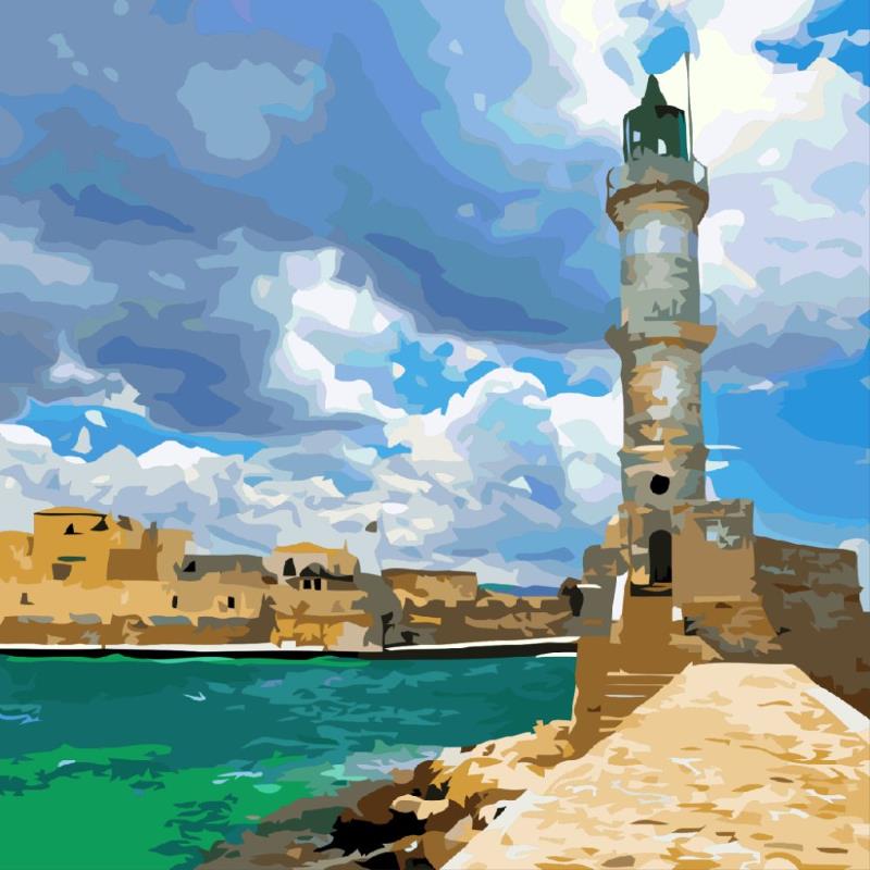 Aplicación para colorear faros por números (6ª parte)