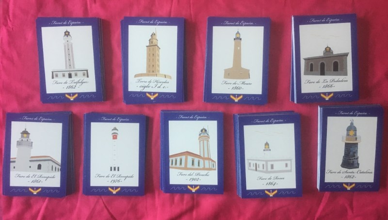 Cromos físicos -faros de España- Serie 2