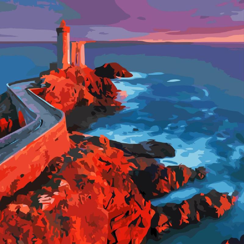 Aplicación para colorear faros por números (9ª parte)