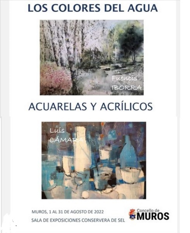 Exposición de acuarelas «Los colores del agua» por Fuencis Iborra