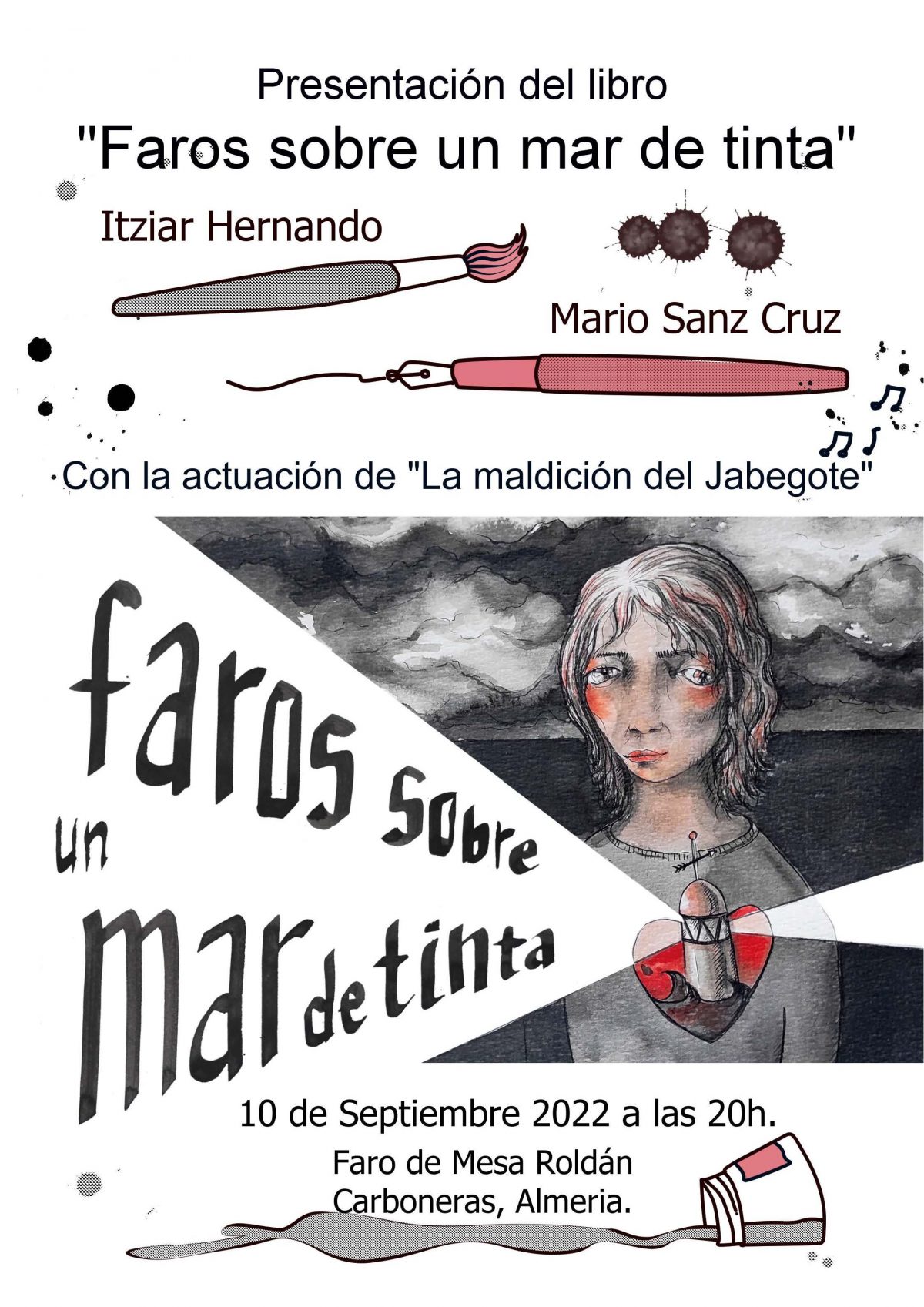 Presentación de «Faros sobre un mar de tinta» por Mario Sanz Cruz e Itziar Hernando
