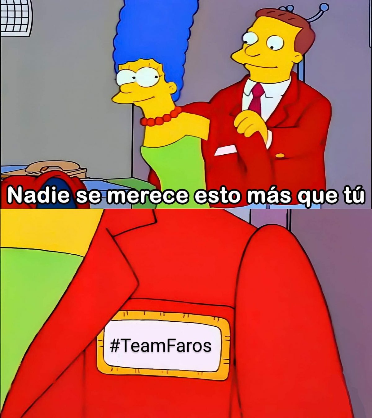 La chaqueta roja del #TeamFaros