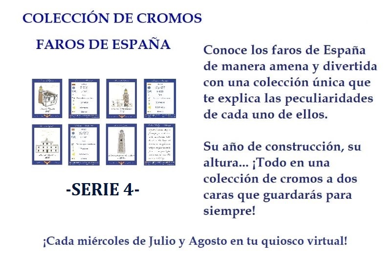 Colección de cromos -faros de España- Serie 4