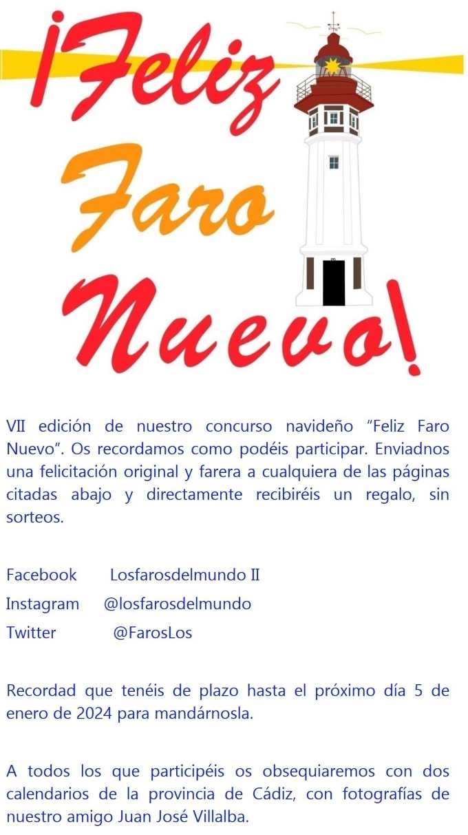 VII edición del concurso «Feliz Faro Nuevo»