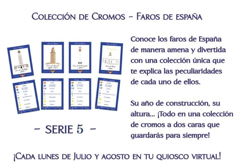 Colección de cromos -faros de España- Serie 5