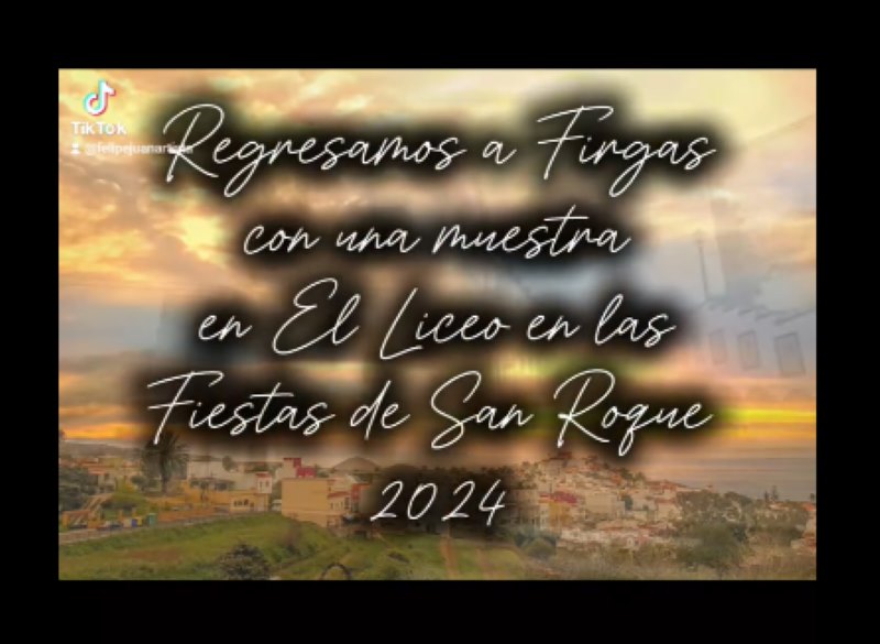 Regresa Felipe Juan a Firgas con «FaroLuz»