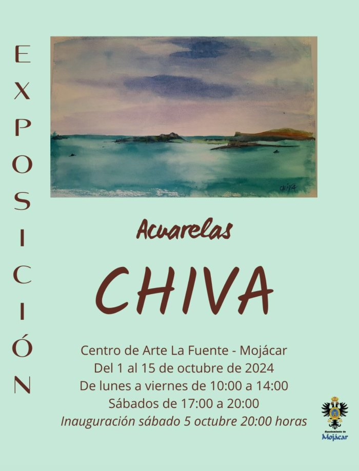 «Exposición de acuarelas» en Mojácar por Chiva