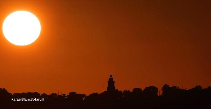 Ocaso en el faro de Porto Pí por Rafael Blanc (1ª parte)