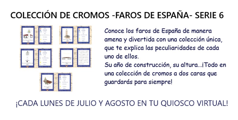Colección de cromos -faros de España- Serie 6