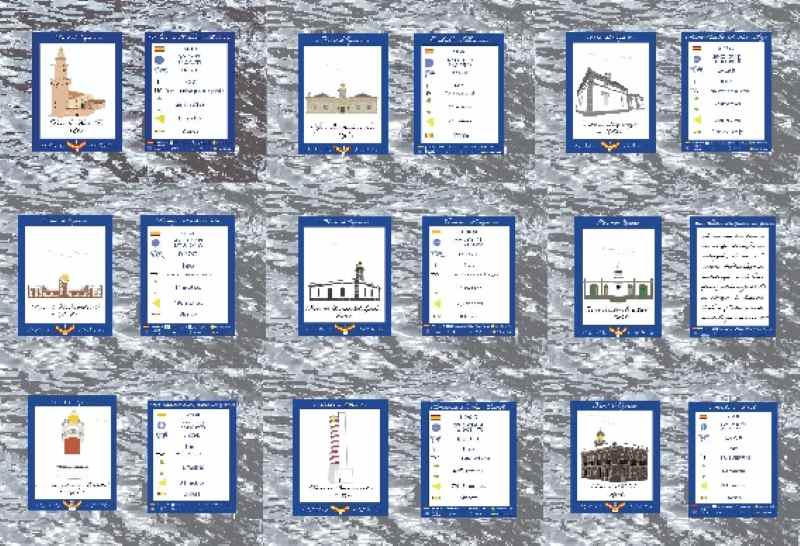 Cromos virtuales de la colección -faros de España- Serie 6
