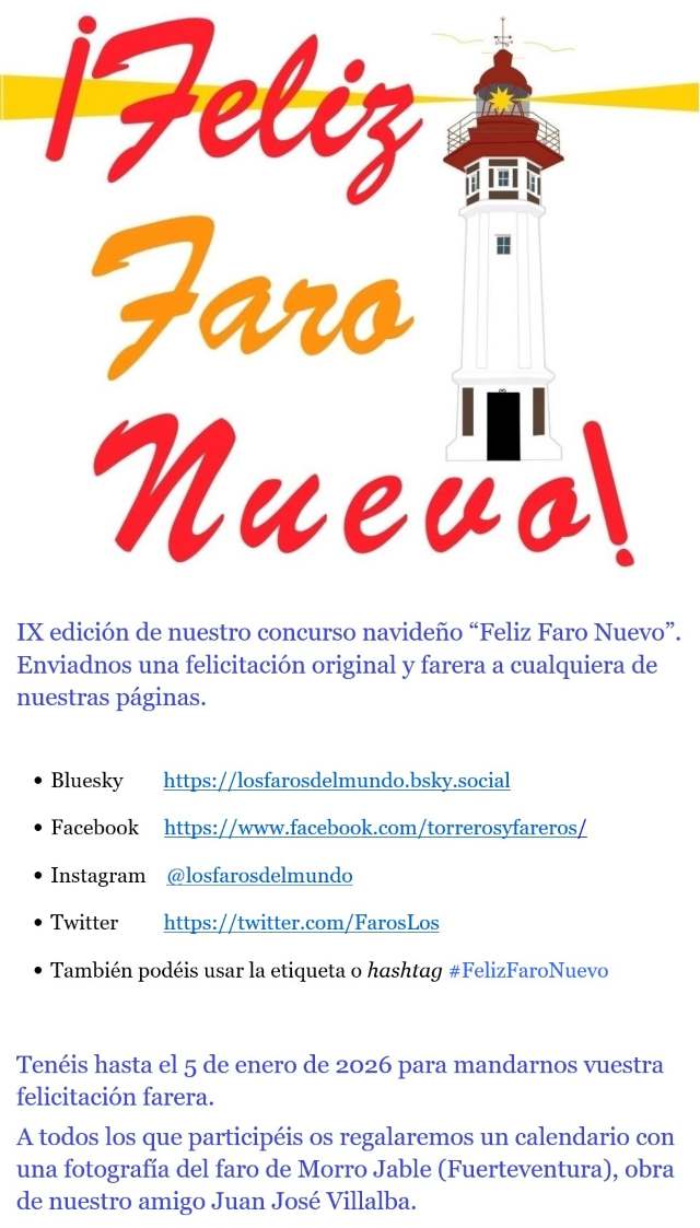 IX edición del concurso «Feliz Faro Nuevo»