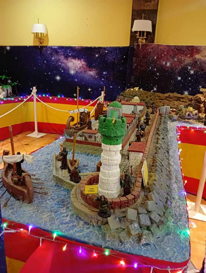 Faros en el «Belén» por Pruden