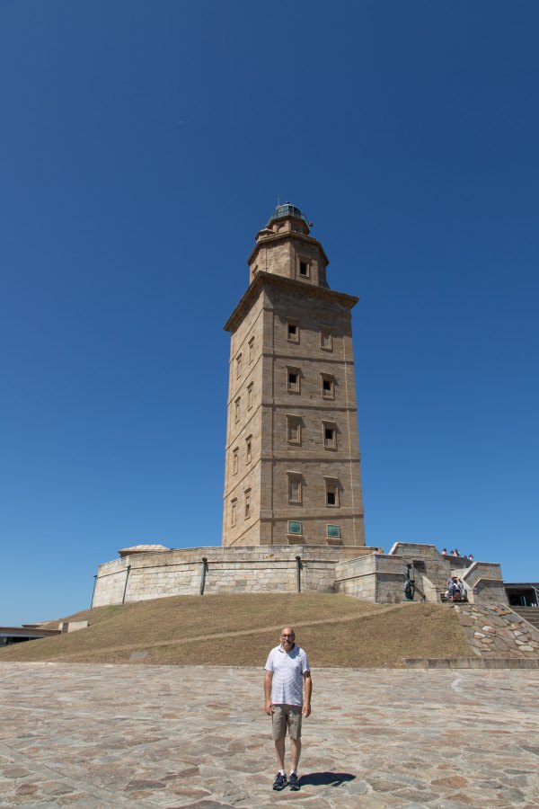 Recorriendo faros con Antonio Cuerva. Torre de Hércules