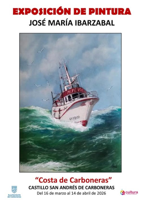 Exposición de pintura «Costa de Carboneras» por José María Ibarzabal