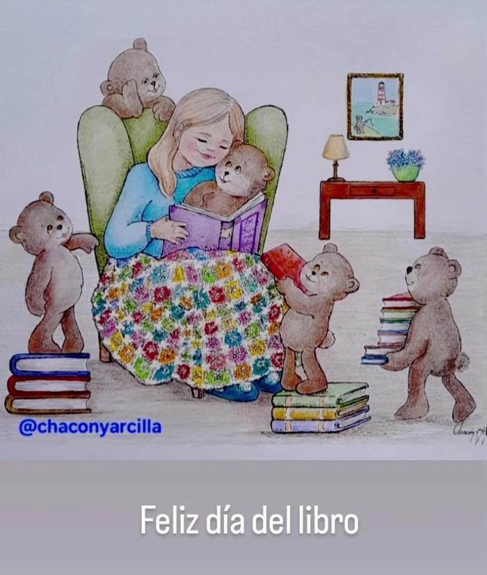 «Feliz Día del Libro» por Chacón y Arcilla