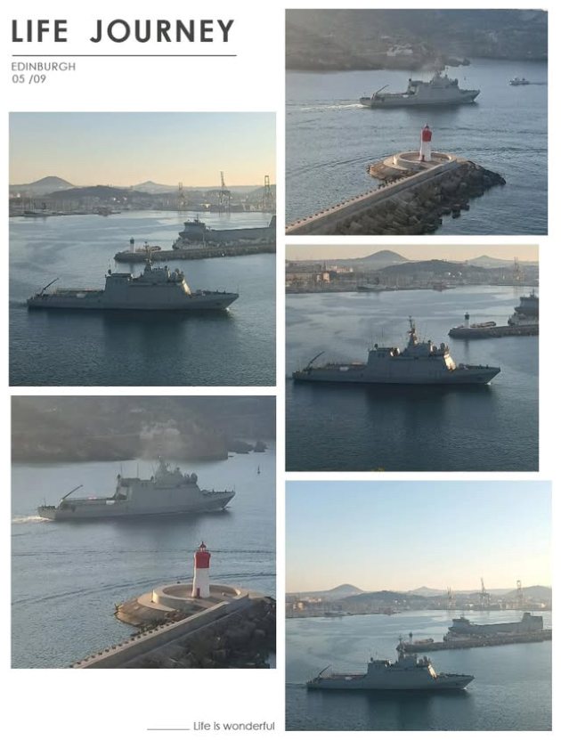 Paso del P-45 por el faro rojo por Pruden (2ª parte)