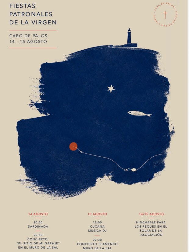 Cartel de las Fiestas Patronales de Cabo de Palos. 2026