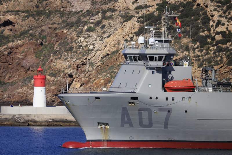 El «Camino Español» A-07 zarpa de Cartagena por Miguel Egea
