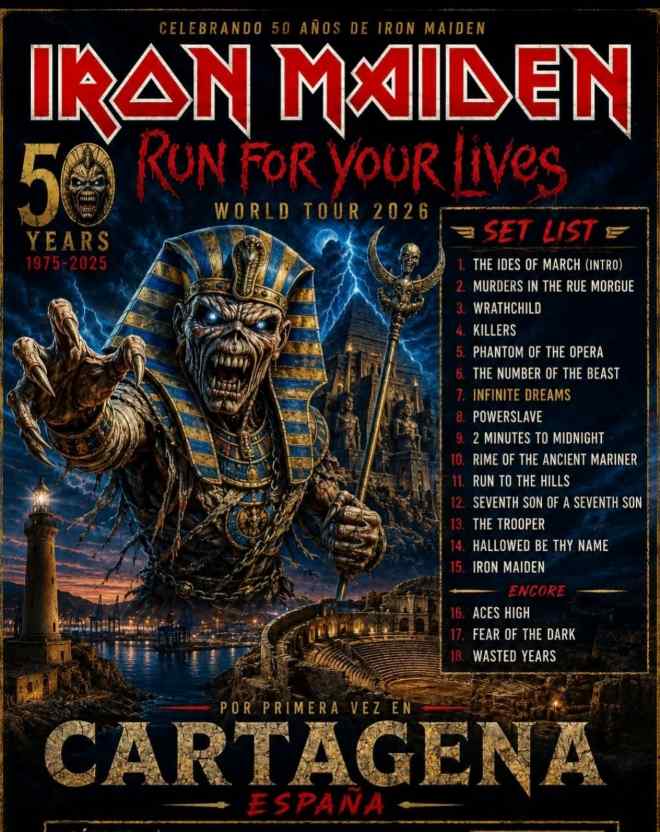 Se acerca el «Rock Imperium» y Ios Maiden lo saben
