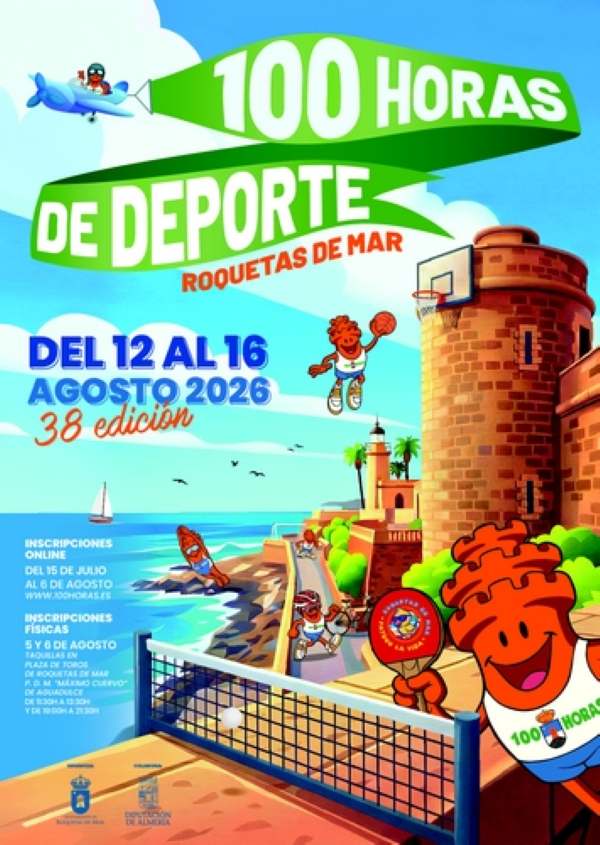 Presentación del cartel de la XXXVIII edición de las «100 horas de Deporte»