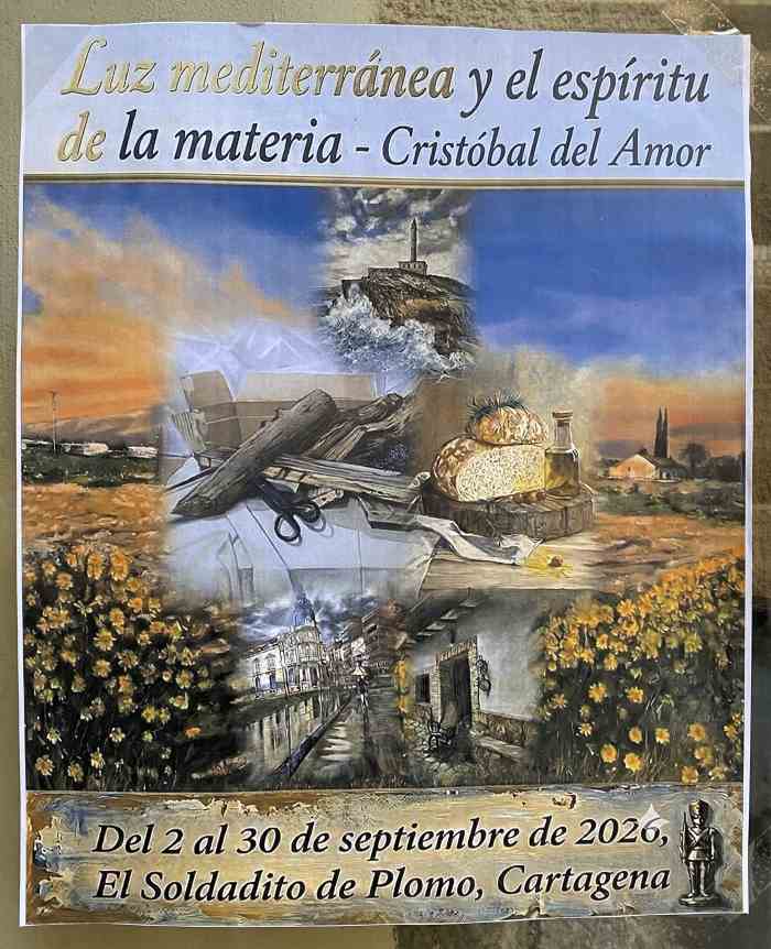 Exposición «Luz mediterránea y el espíritu de la materia» de Cristóbal del Amor