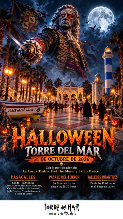 Cartel de «Halloween» en Torre del Mar 2026