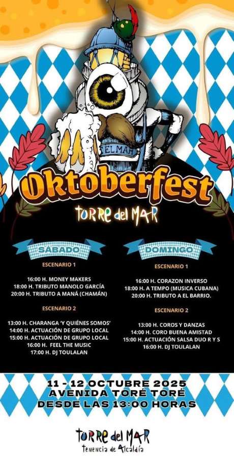 Cartel del «Oktoberfest» de Torre del Mar 2025