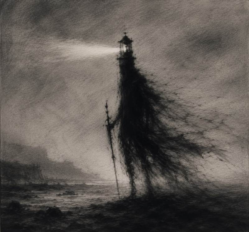 Un faro encantado por Halloween